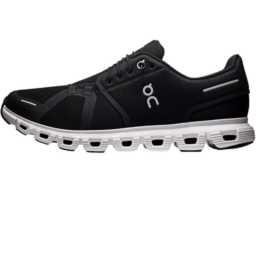 On Running Cloud 6 MEN’S Black/White Sneakers 🏃‍♂️🏃‍♀️SIZE 10 - Picture 2 of 6